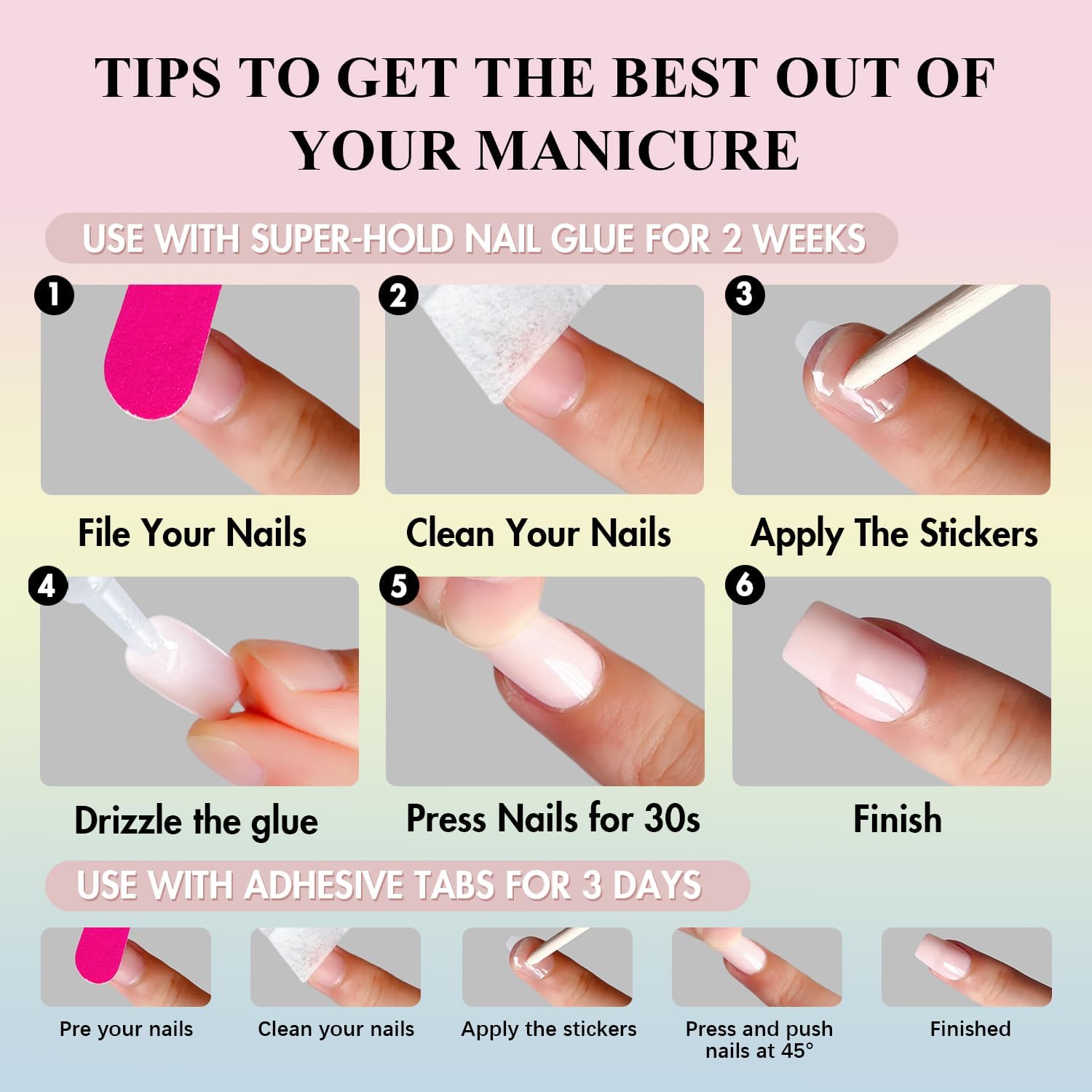 KQueenest side profile of a short nail showing natural curve and comfortable fit
