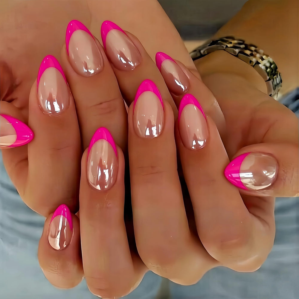 KQueenest front packaging showing 30-piece chrome hot pink kit and instant glamour