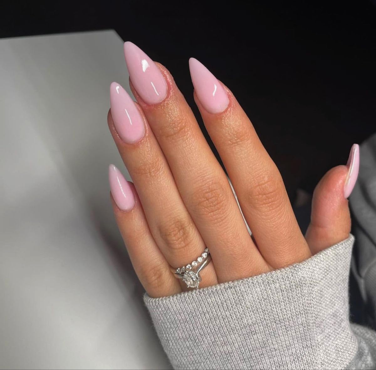 KQueenest front packaging showing dusty pink nails and contents for easy selection