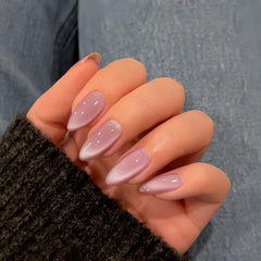 KQueenest front packaging showing pastel pink almond set and glossy finish