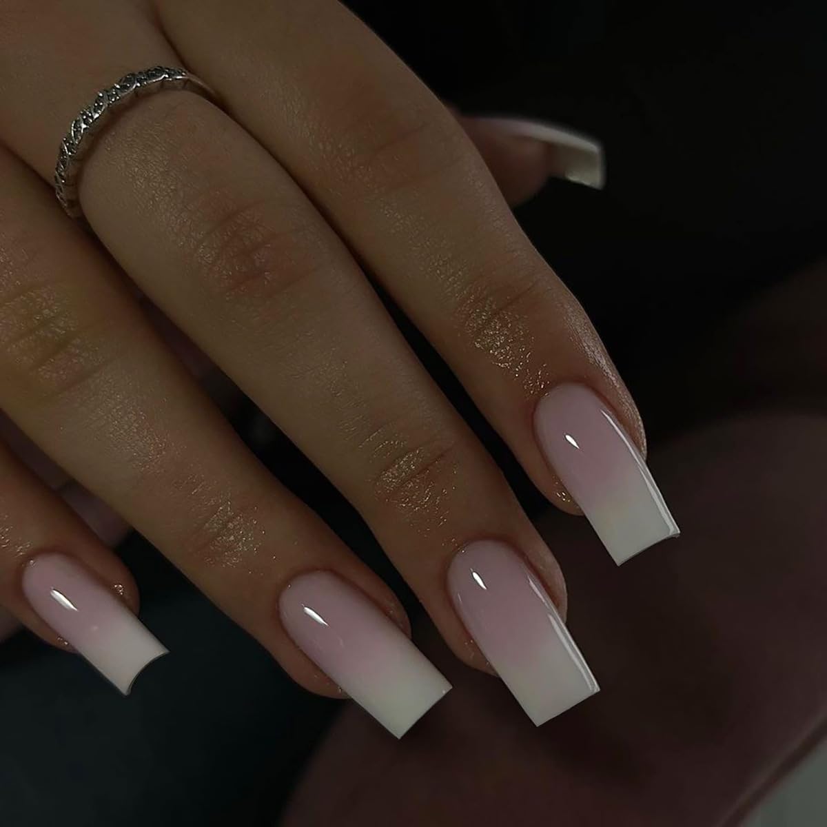 KQueenest close-up of gradient texture highlighting smooth gel sheen and natural look benefit
