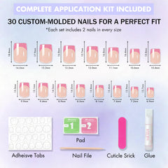 KQueenest hand wearing full short square set demonstrating natural look and comfort