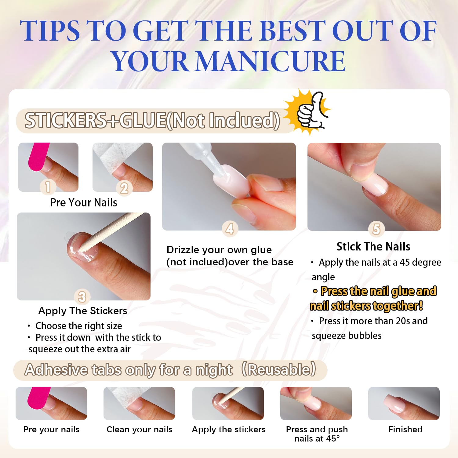 KQueenest nails in use on hands showing polished almond shape benefit