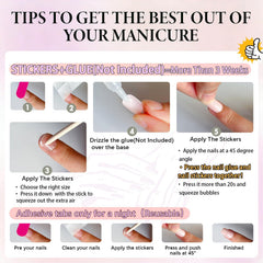KQueenest lifestyle shot wearing nails at night showing glam durability benefit