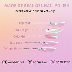 KQueenest nails in hand scale comparison showing short almond fit benefit