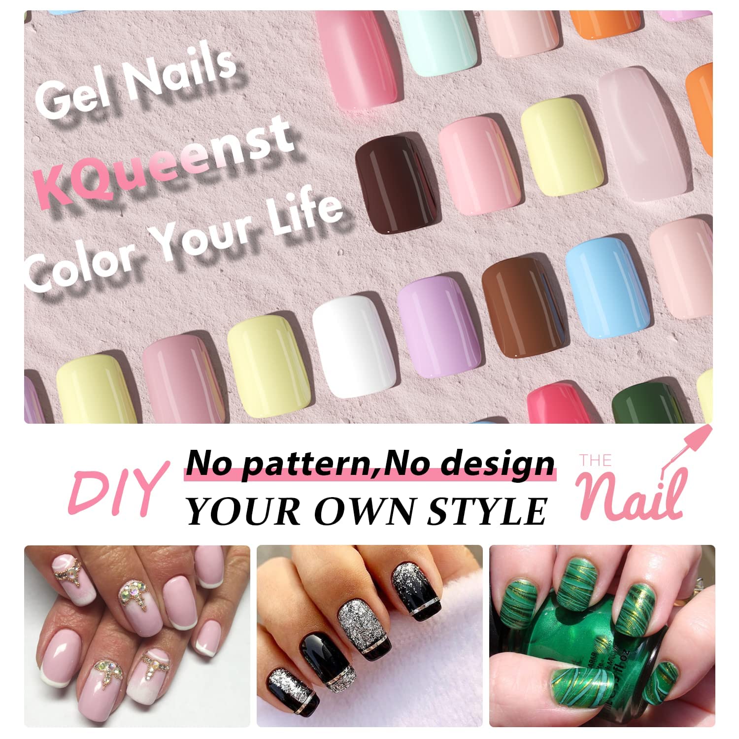 KQueenest nails in use while typing on laptop showing durability and comfort for work