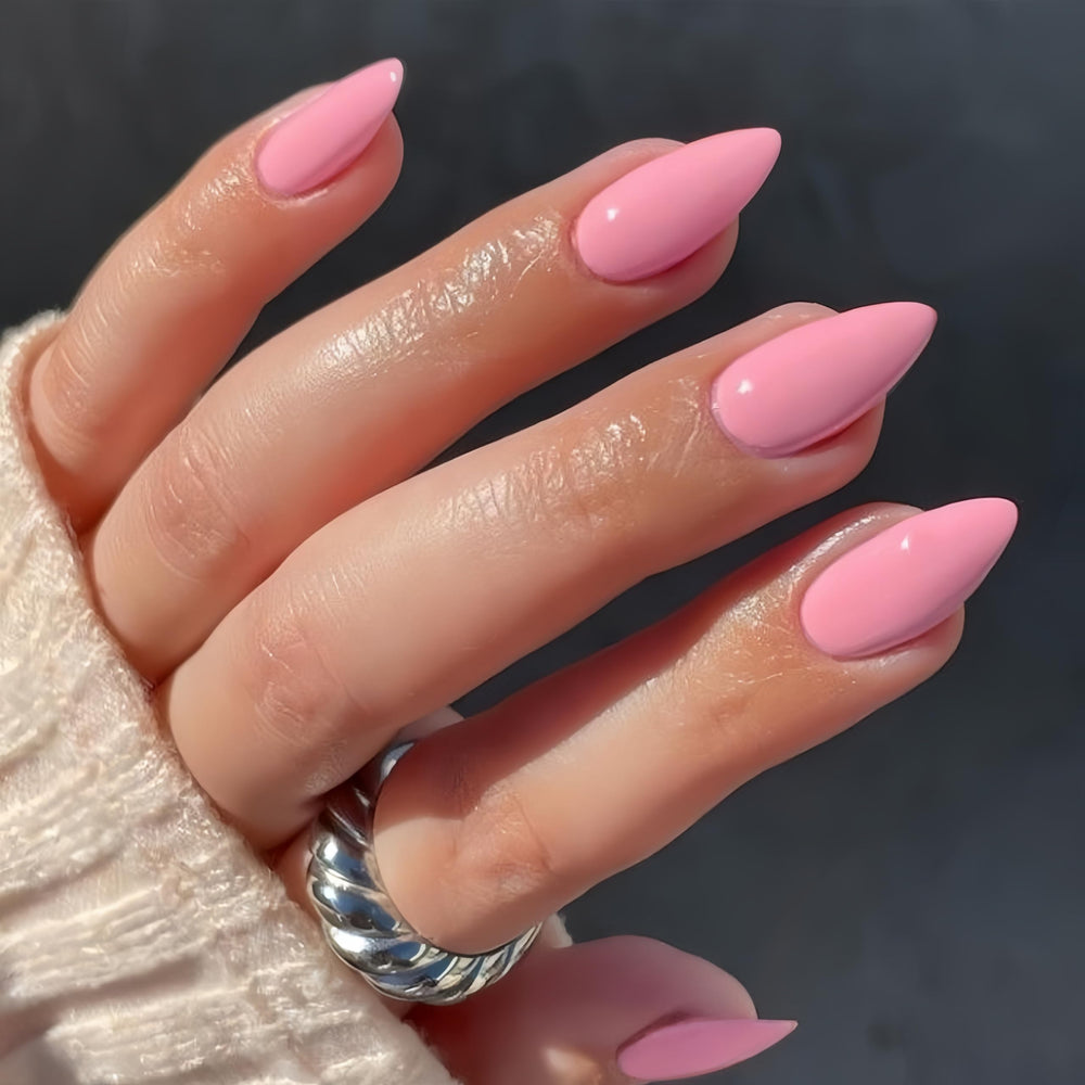 KQueenest press-on nails package contents showing 30 pieces and fit options benefit