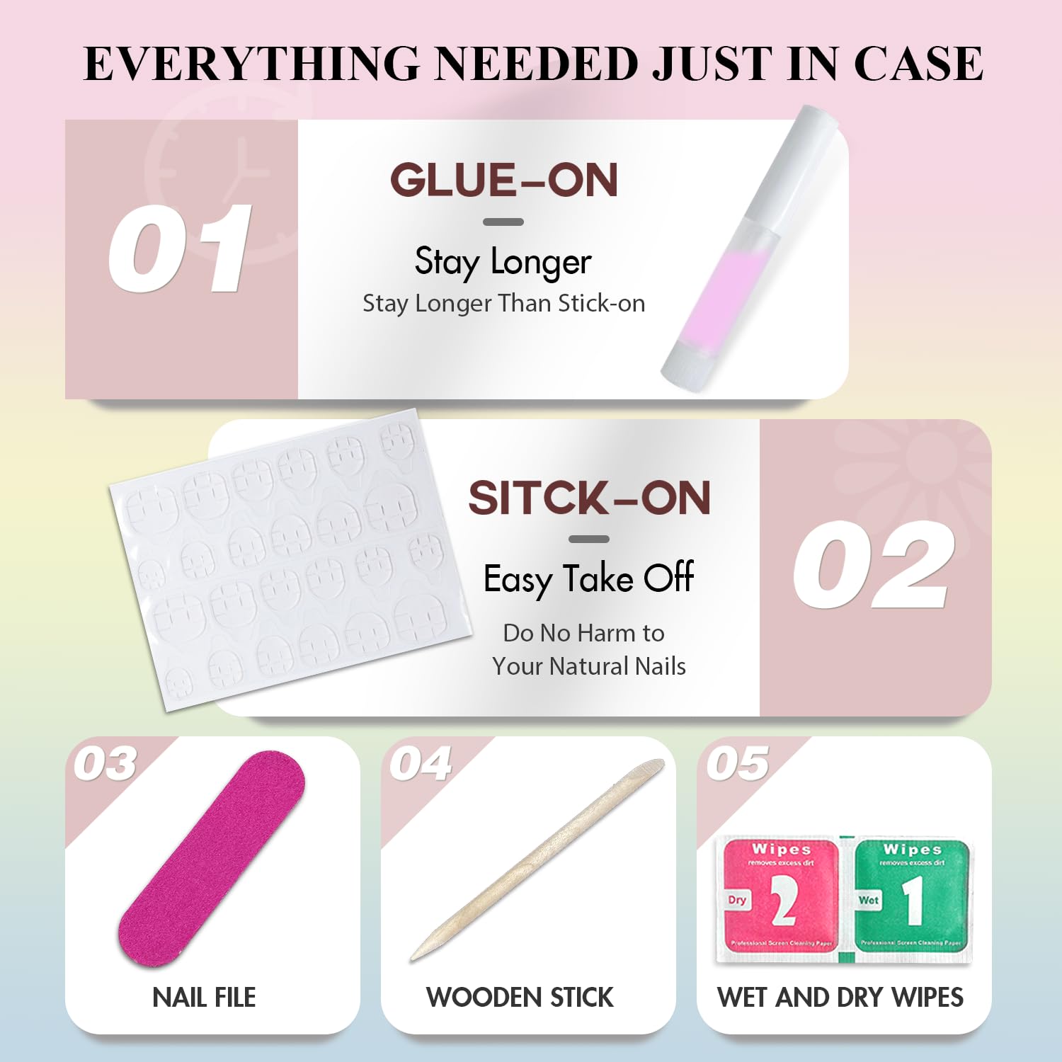 KQueenest size selection tray showing 15 sizes for a precise fit benefit