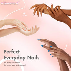 KQueenest stored nails in reusable case highlighting convenient multi-use