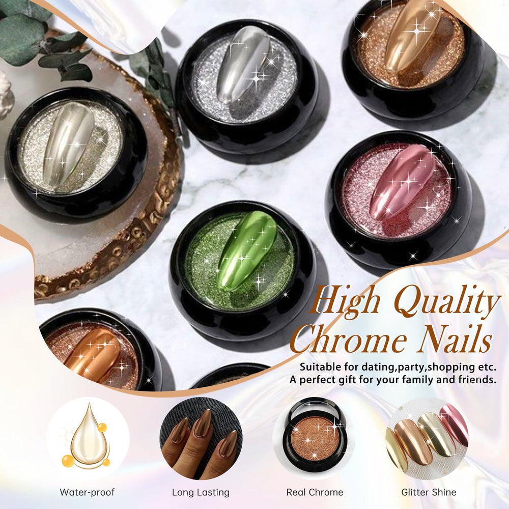 KQueenest texture detail of gel polish and mirror topcoat for authentic color depth