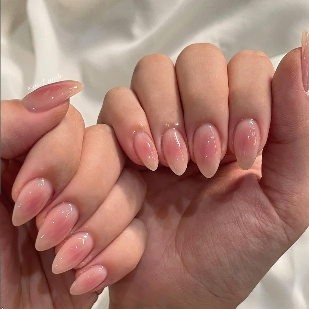 KQueenest nail edge close-up showing strong acrylic and no cracking