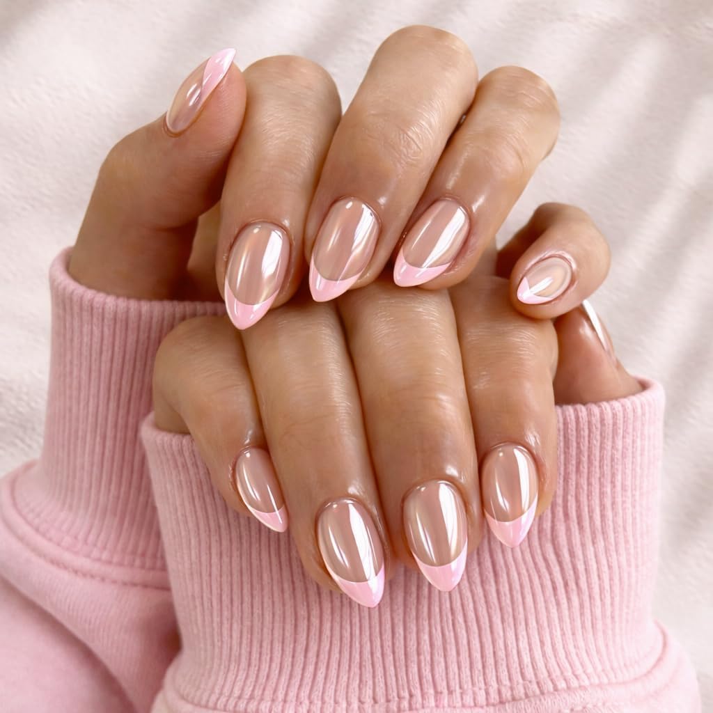 KQueenest side view showing flexible nail material for comfortable all-day wear