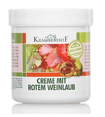 Krauterhof cream texture close-up demonstrating lightweight, fast-absorbing benefit