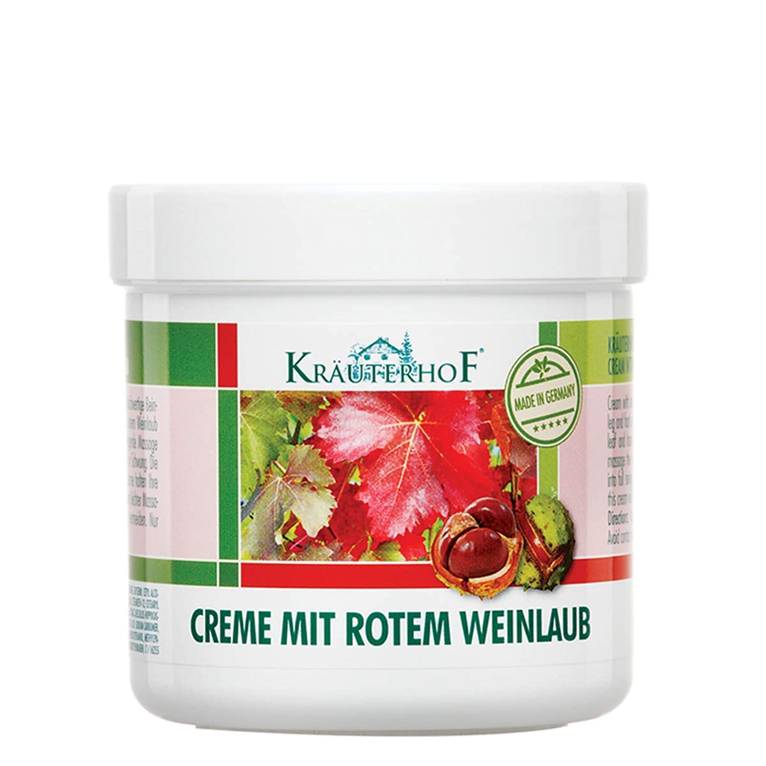 Krauterhof front packaging 250ml showing tube and clear benefit of soothing legs
