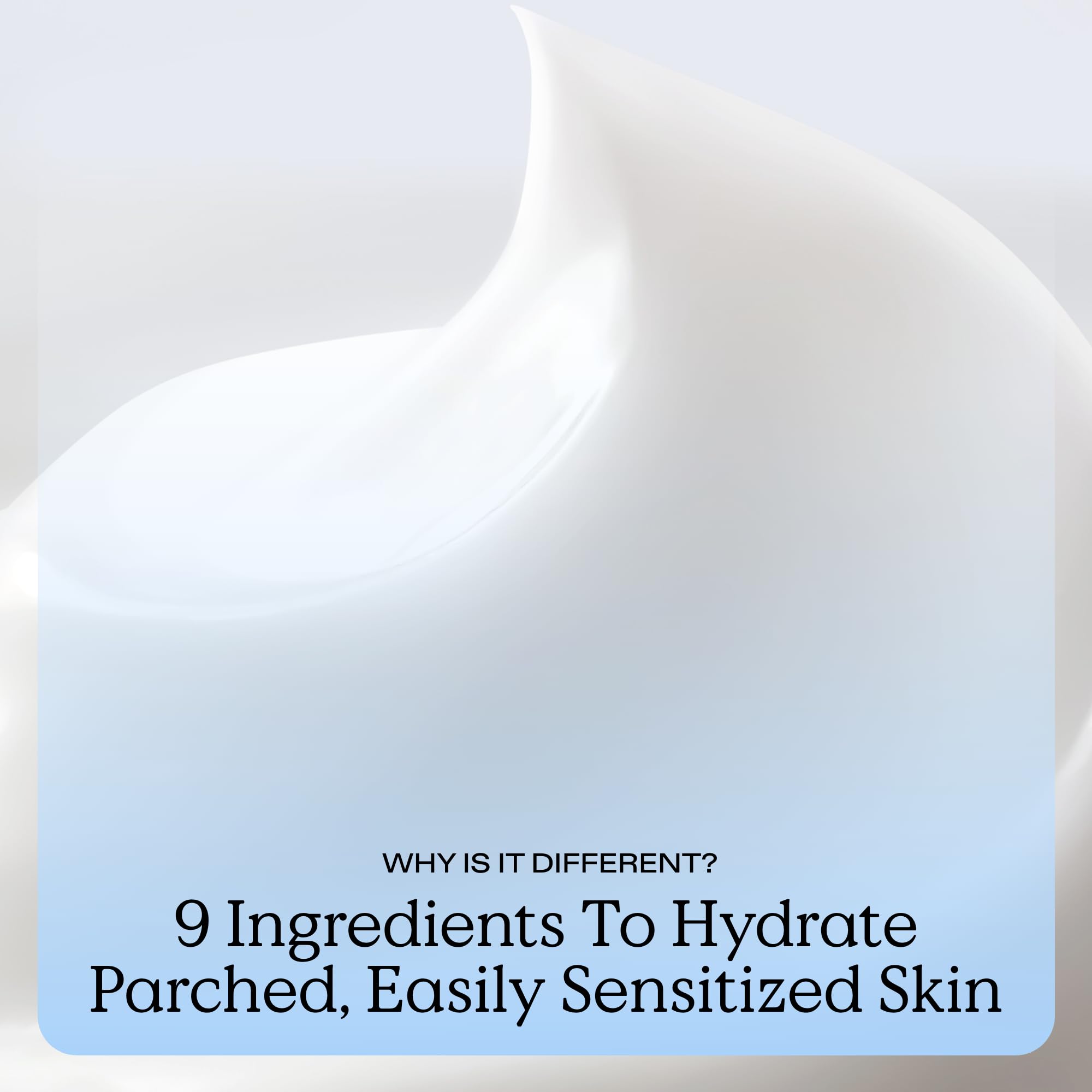 KraveBeauty cream on hand showing quick absorption and non-greasy finish