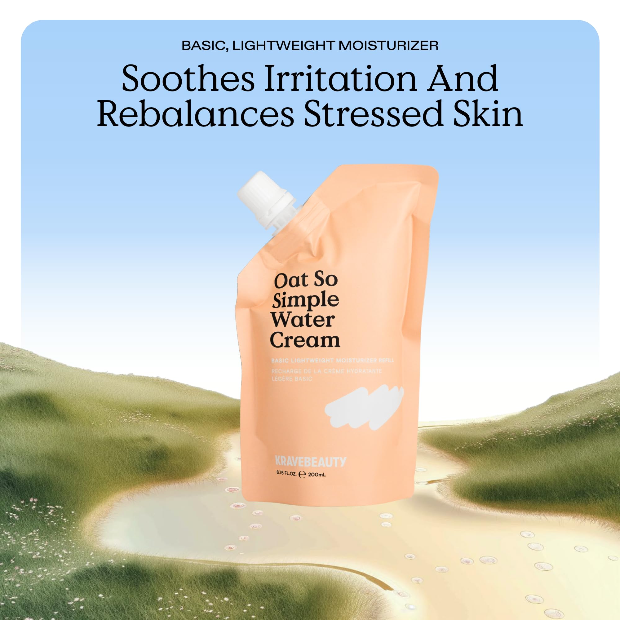 KraveBeauty oat extract close-up highlighting soothing ingredient benefits