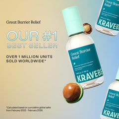 KraveBeauty ingredient display with ceramides and niacinamide highlighting barrier support benefit