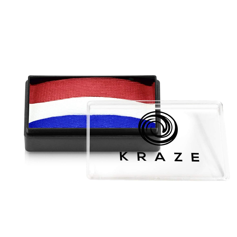 Kraze FX close-up of the domed cake top highlighting even brush loading and water drainage benefit