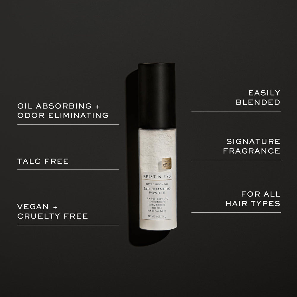 Kristin Ess application on roots showing targeted refresh and instant lift benefit