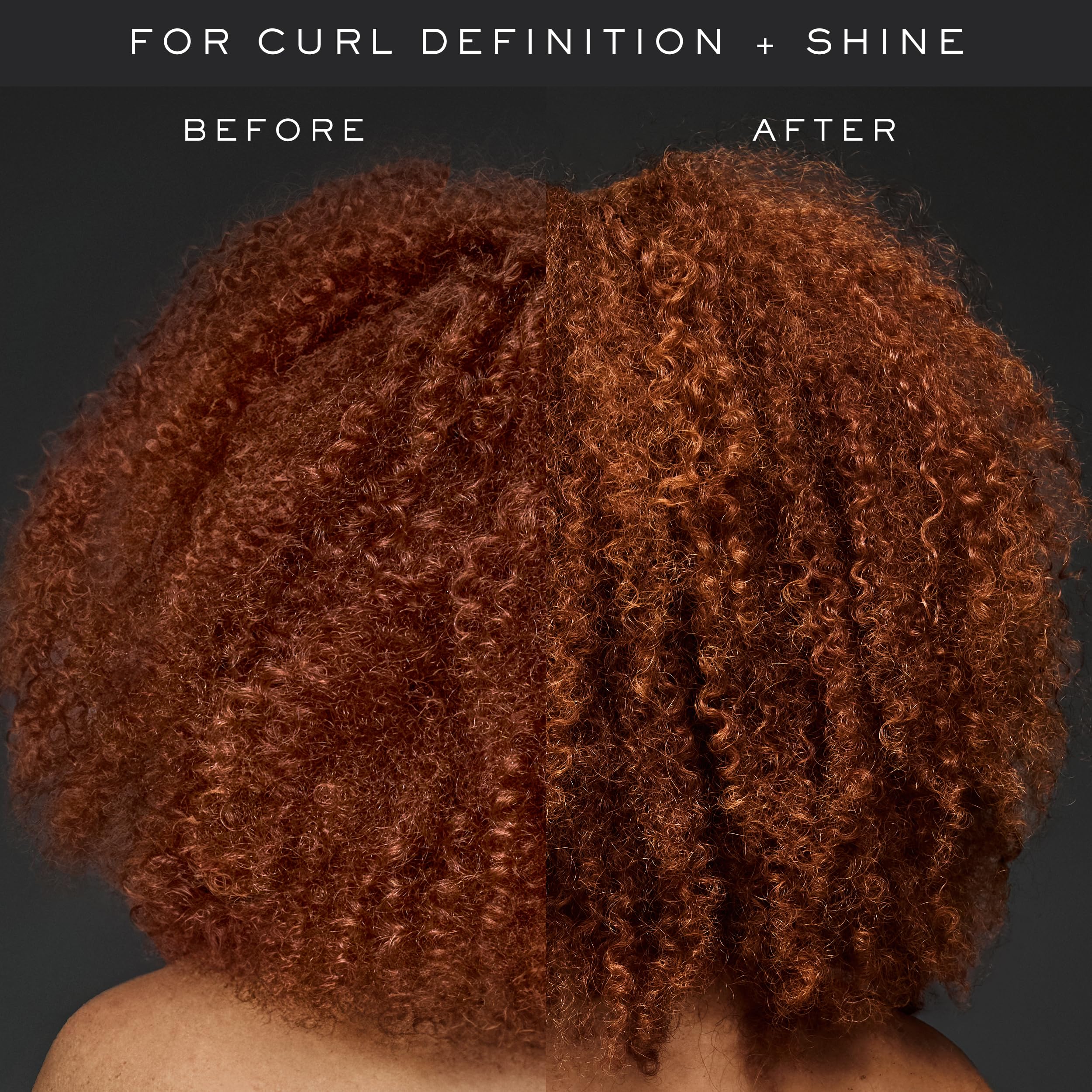 Kristin Ess cream applied to hair mid-lengths improving definition