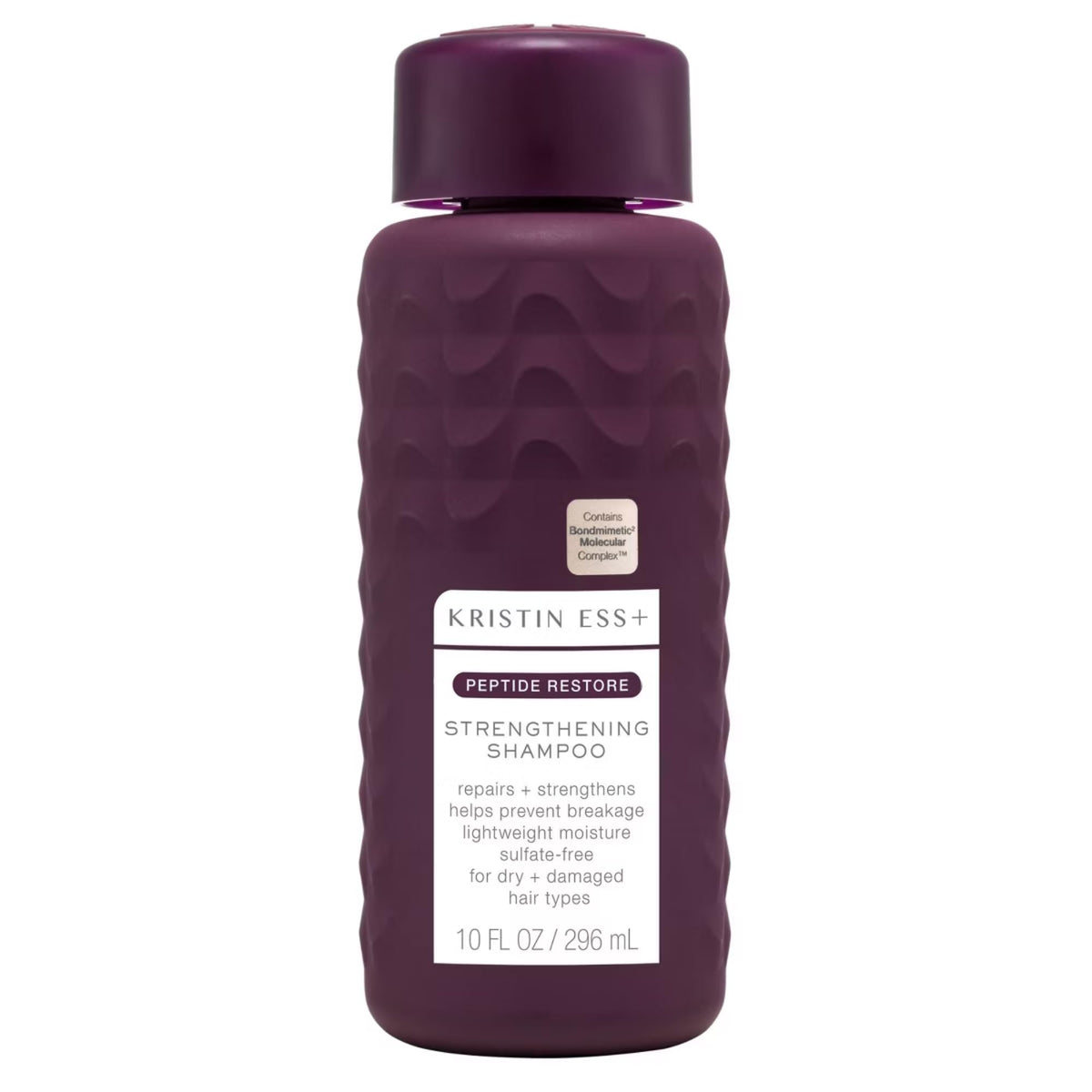 Kristin Ess front packaging showing bottle and branding for easy recognition and shelf appeal