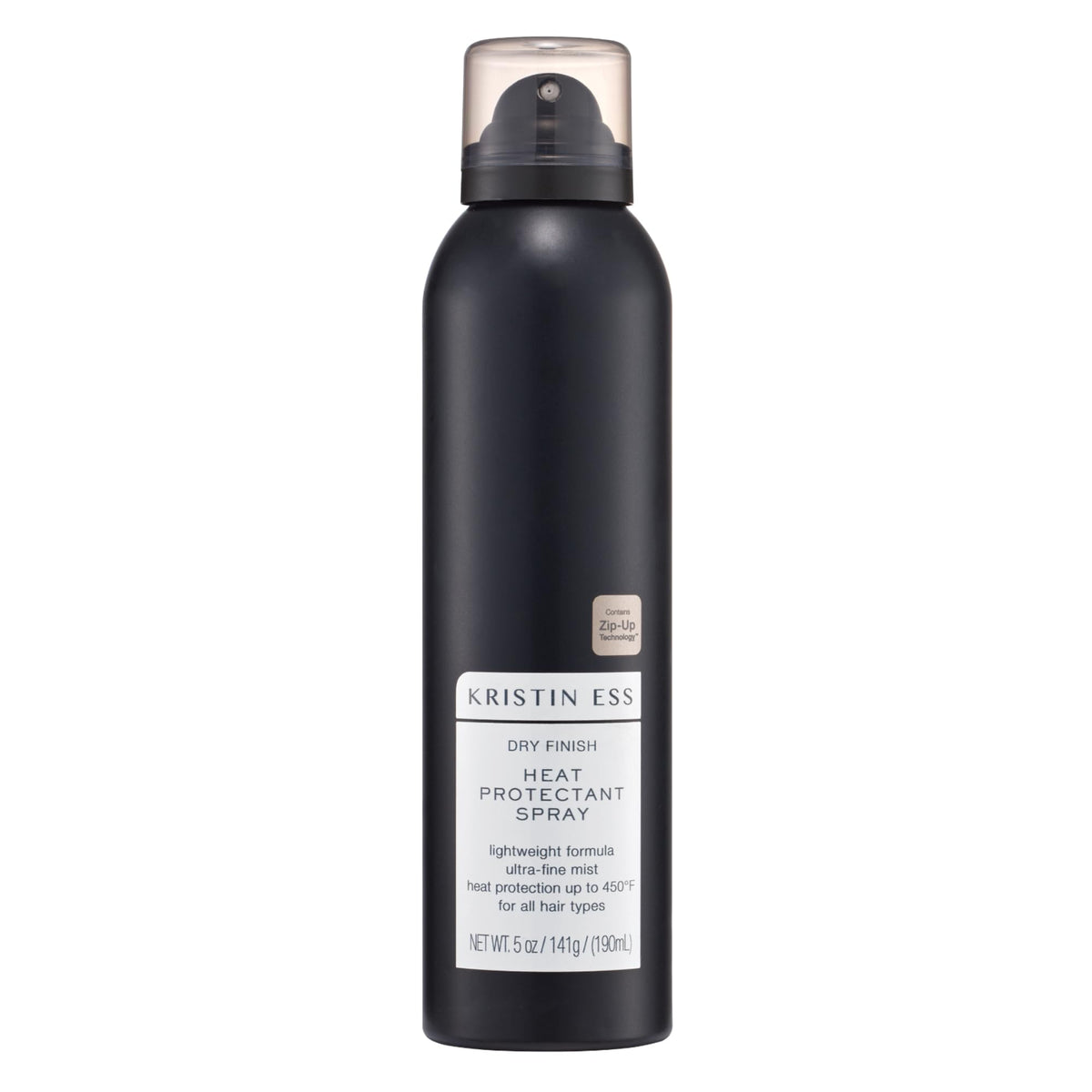 Kristin Ess front packaging showing 5 oz bottle and label, clear protection benefit