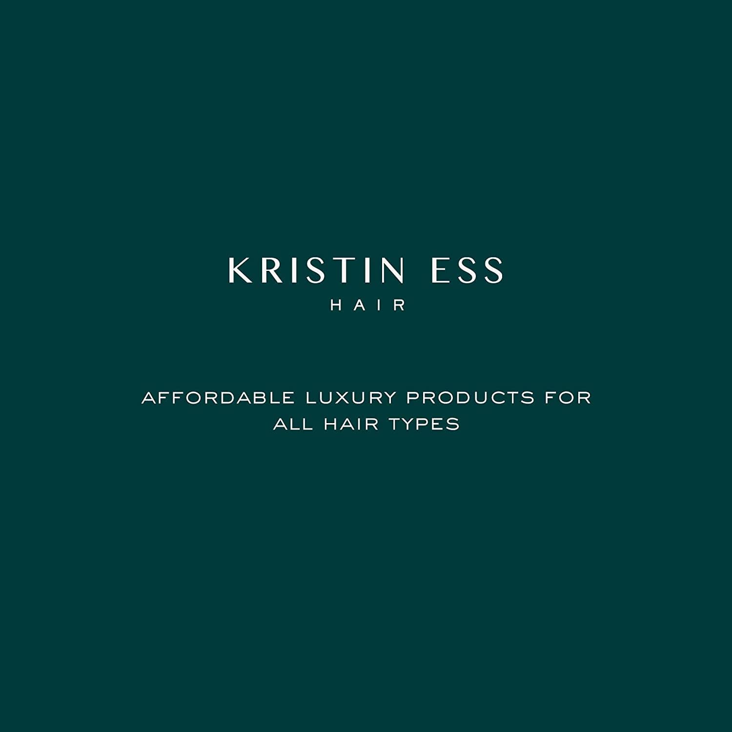 Kristin Ess botanical ingredients display emphasizing natural calming benefit