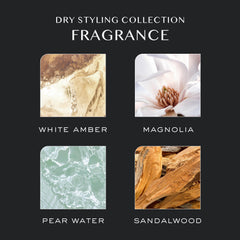 Kristin Ess bottle on bathroom shelf with styling tools for salon-fresh finish