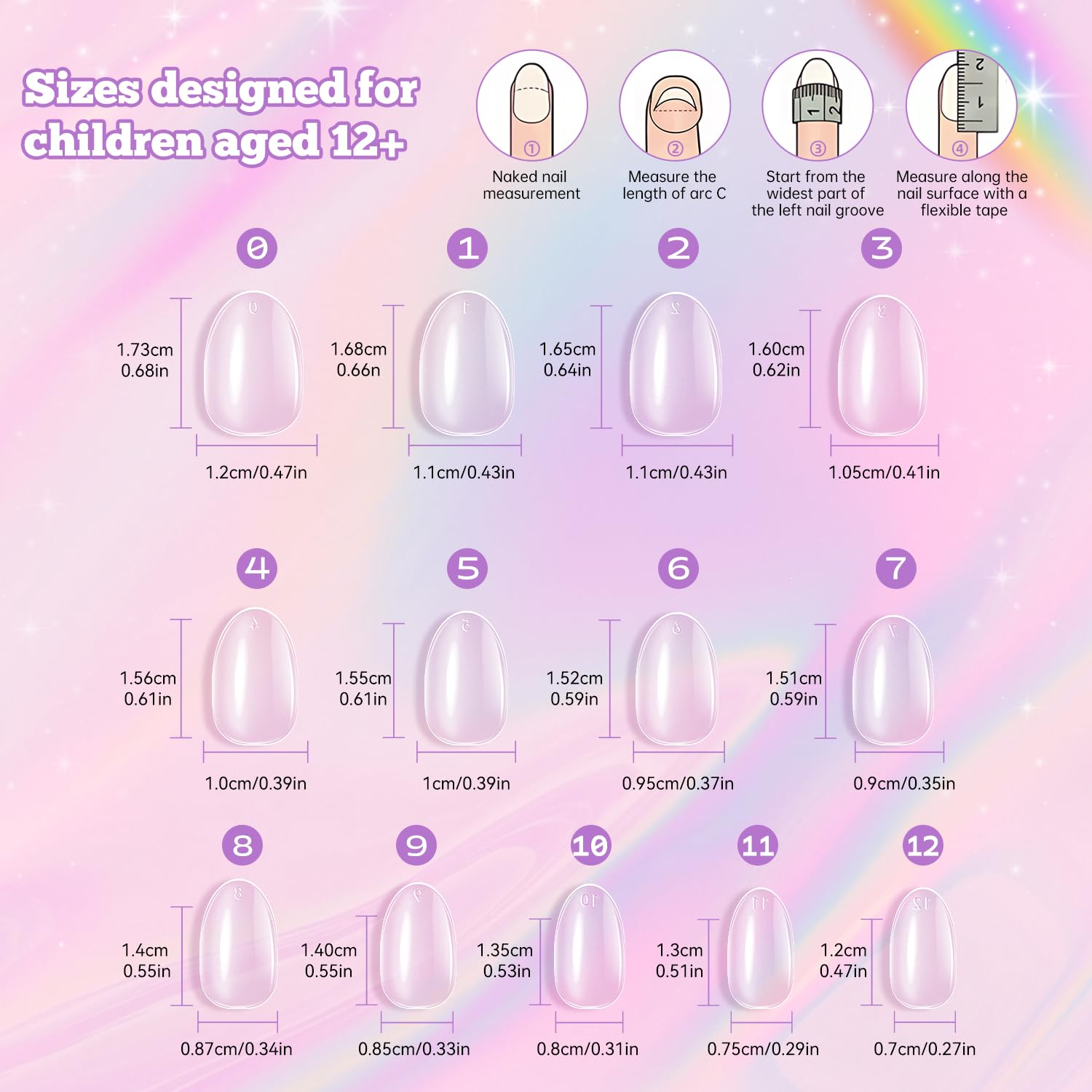 krofaue applied tip on a child's finger demonstrating easy press-on use
