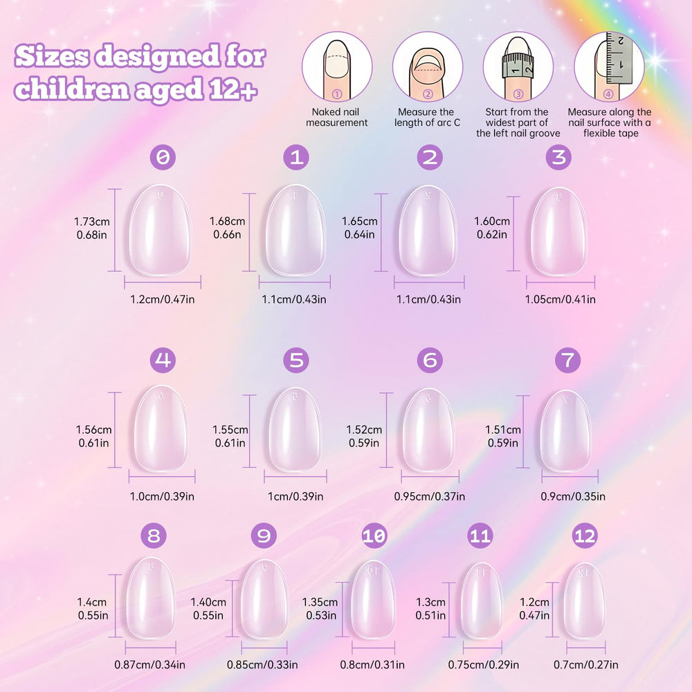 krofaue applied tip on a child's finger demonstrating easy press-on use