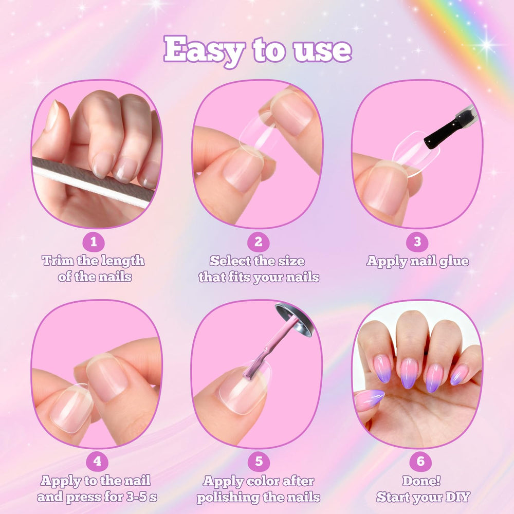 krofaue ready-to-apply kit with glue and tabs example for easy use