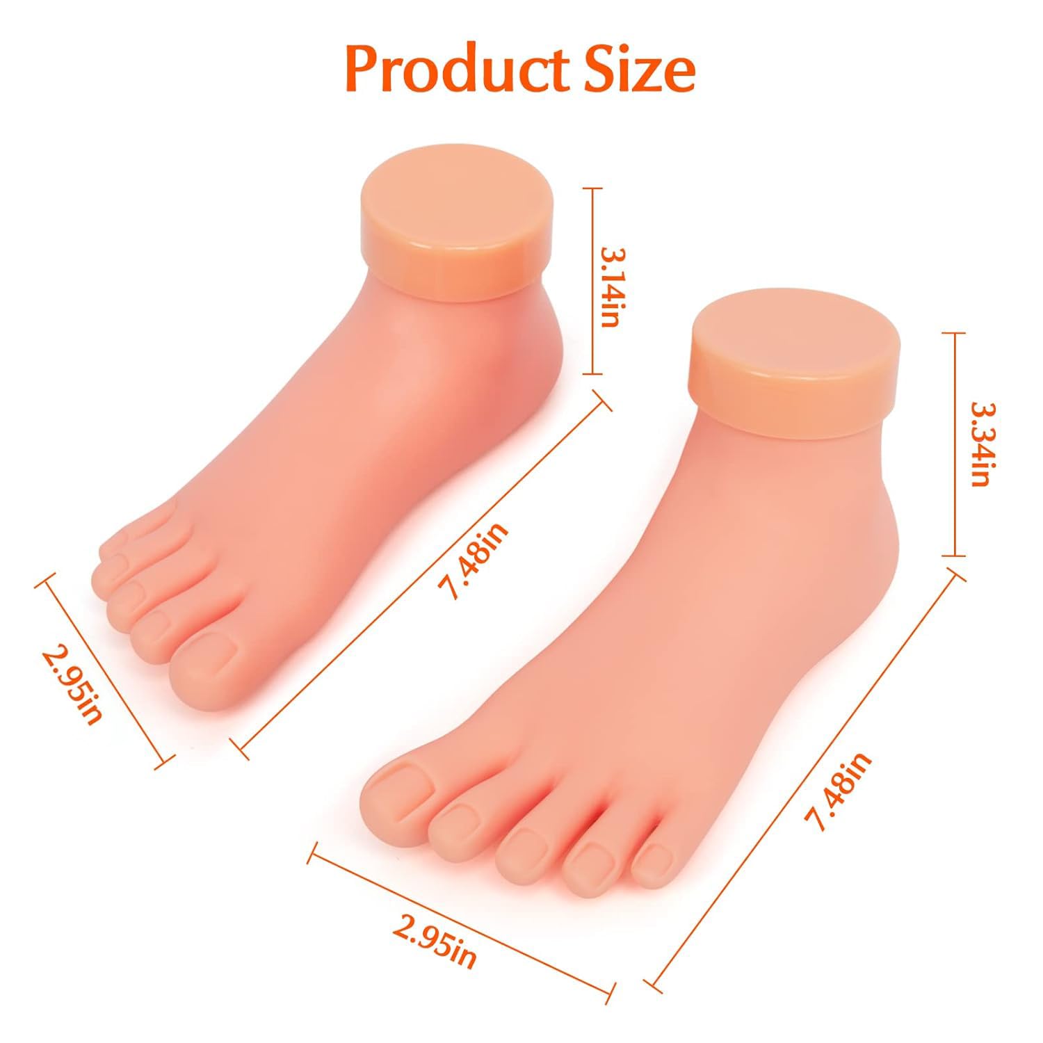 krofaue closeup of toes and nail wells for precise tip work