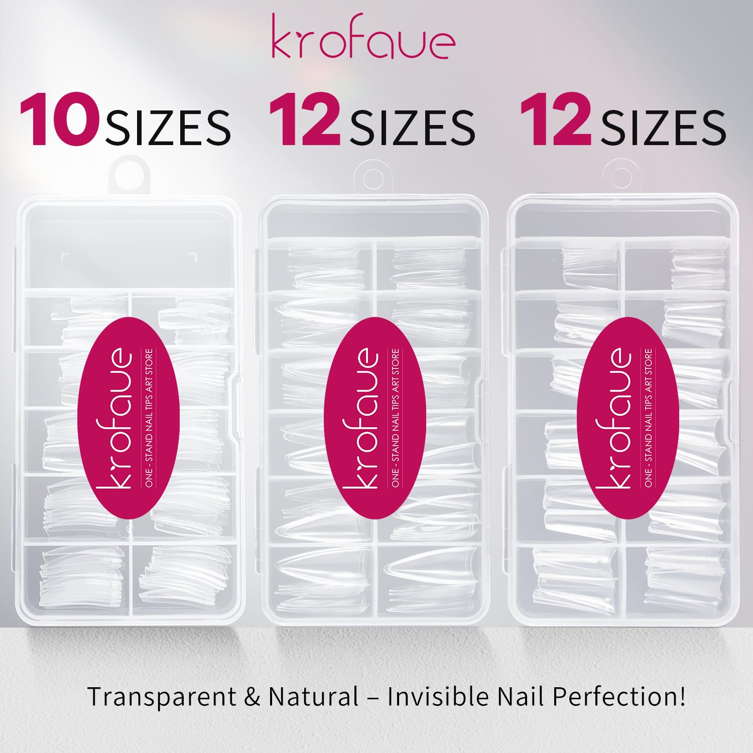 krofaue coffin tip close-up showing square tapered end for modern looks