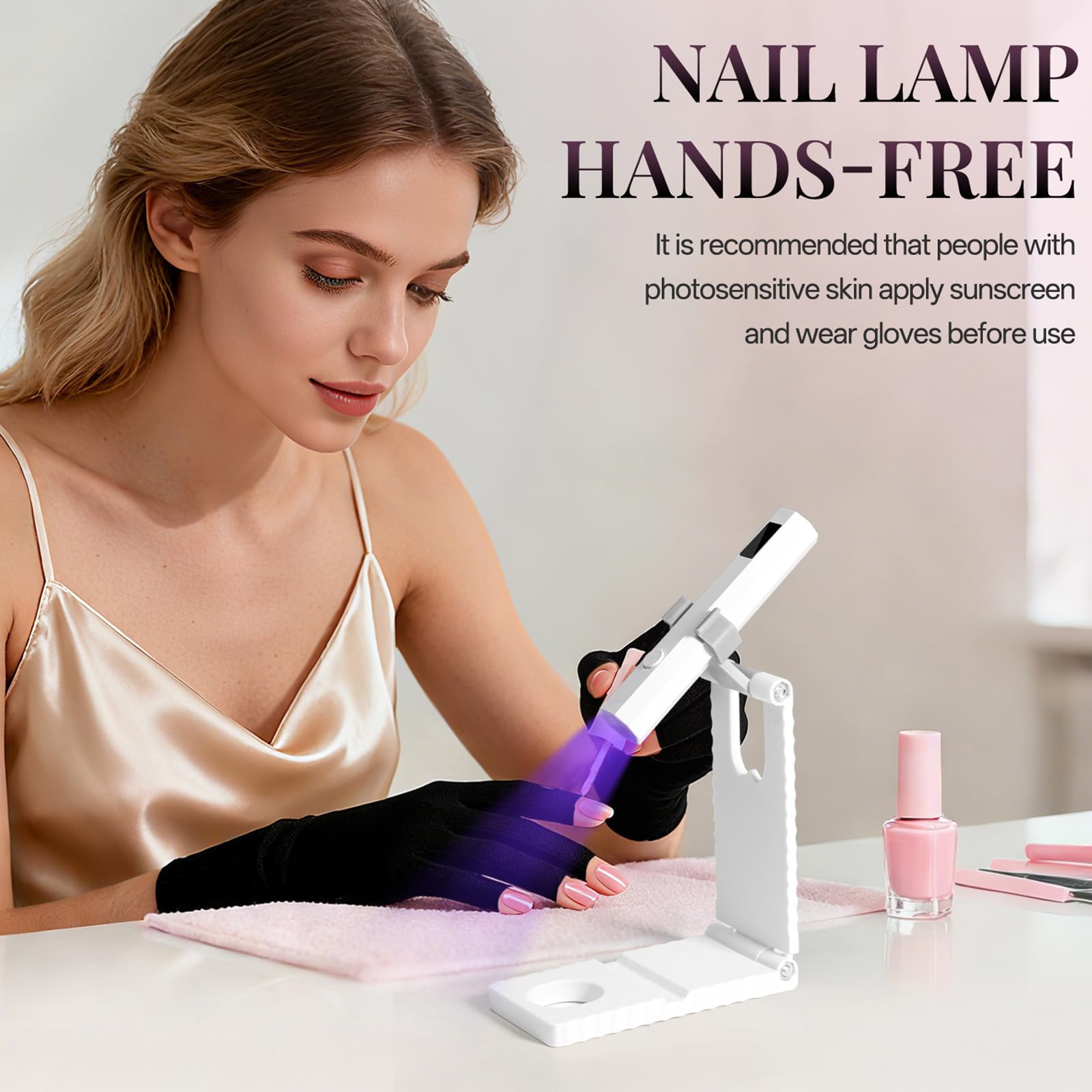 krofaue curing gel nails in use to illustrate fast flash cure