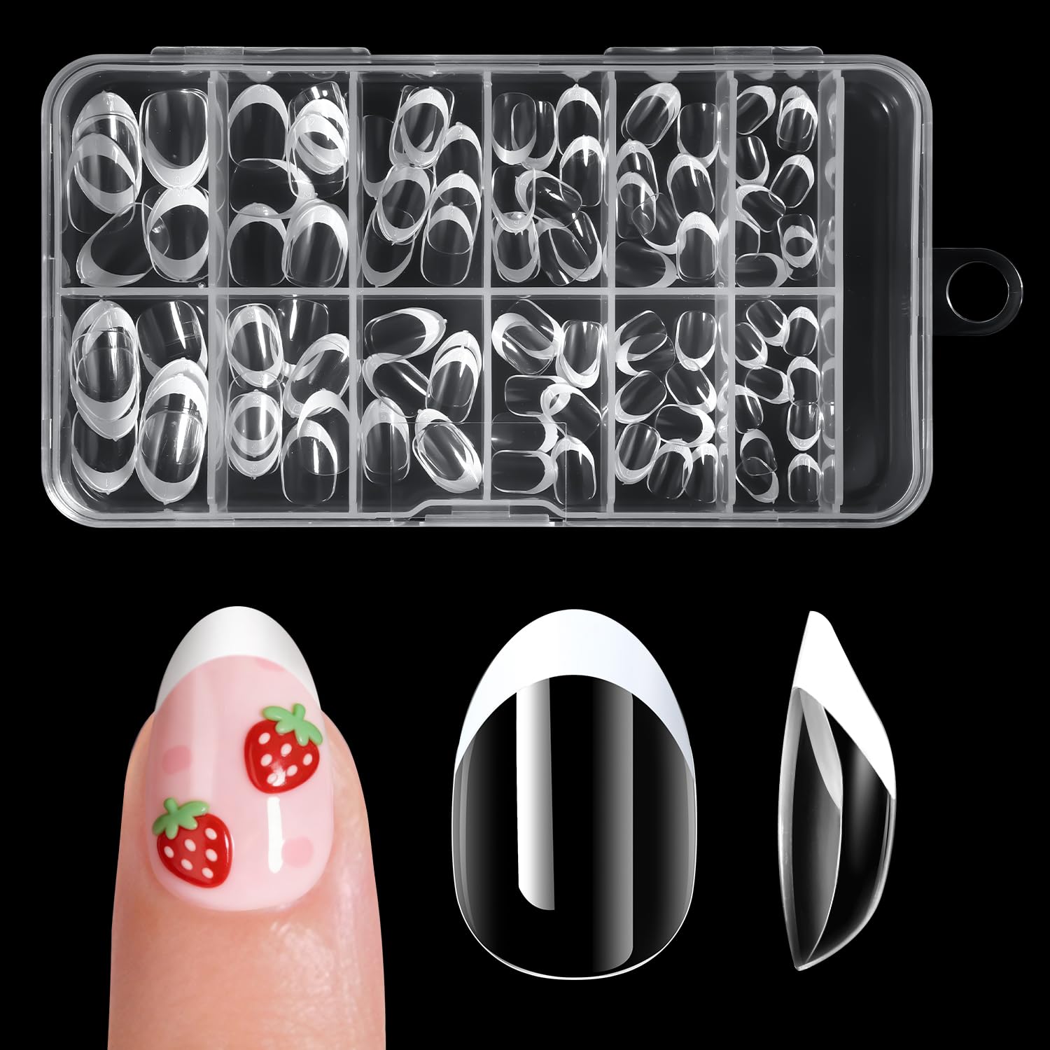 krofaue front packaging showing clear French tips and kid-friendly design