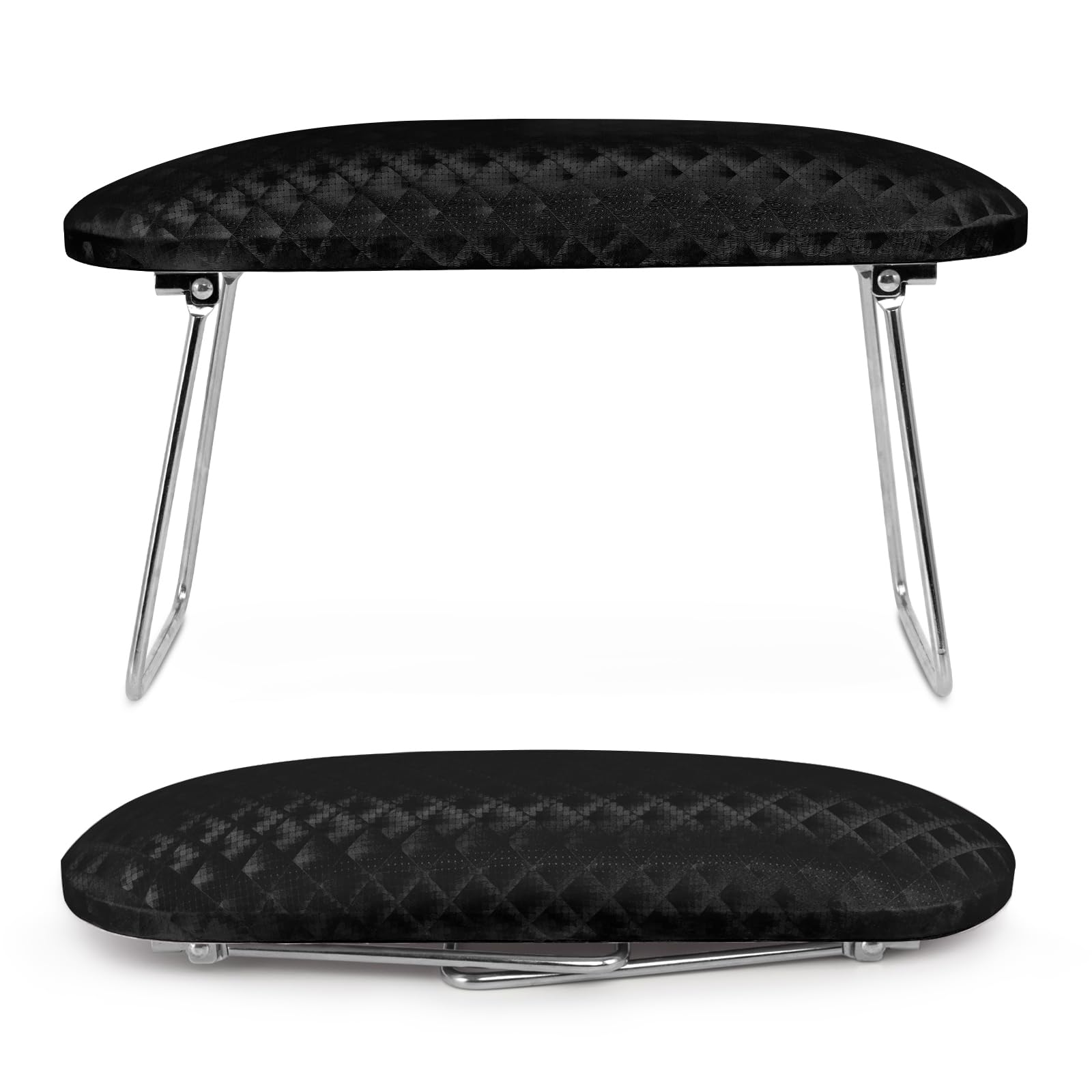 krofaue front view of arm rest showing stable support and sleek design