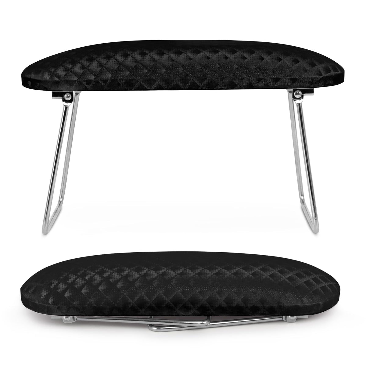 krofaue front view of arm rest showing stable support and sleek design