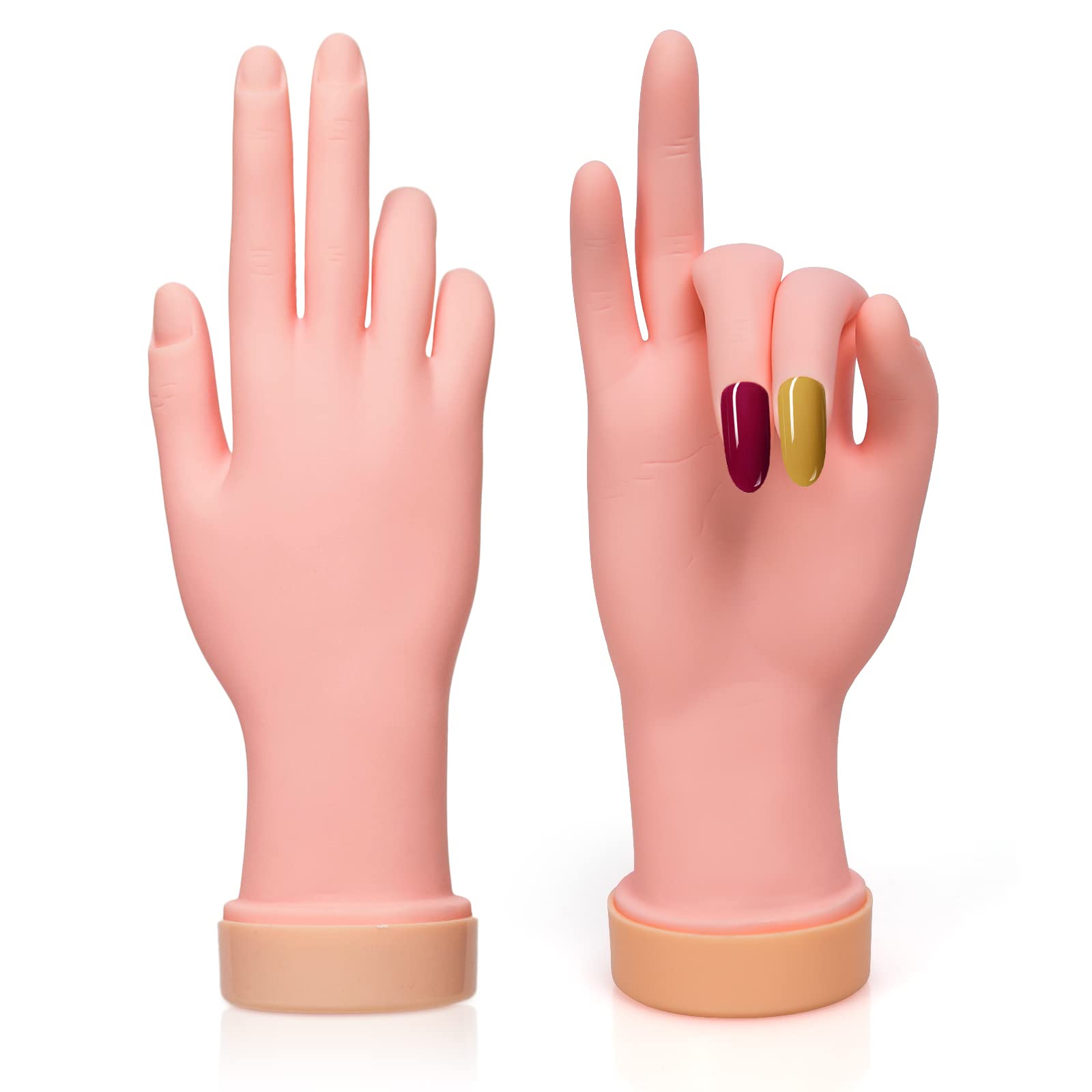 krofaue front view of two right-hand trainers shows realistic shape and convenience