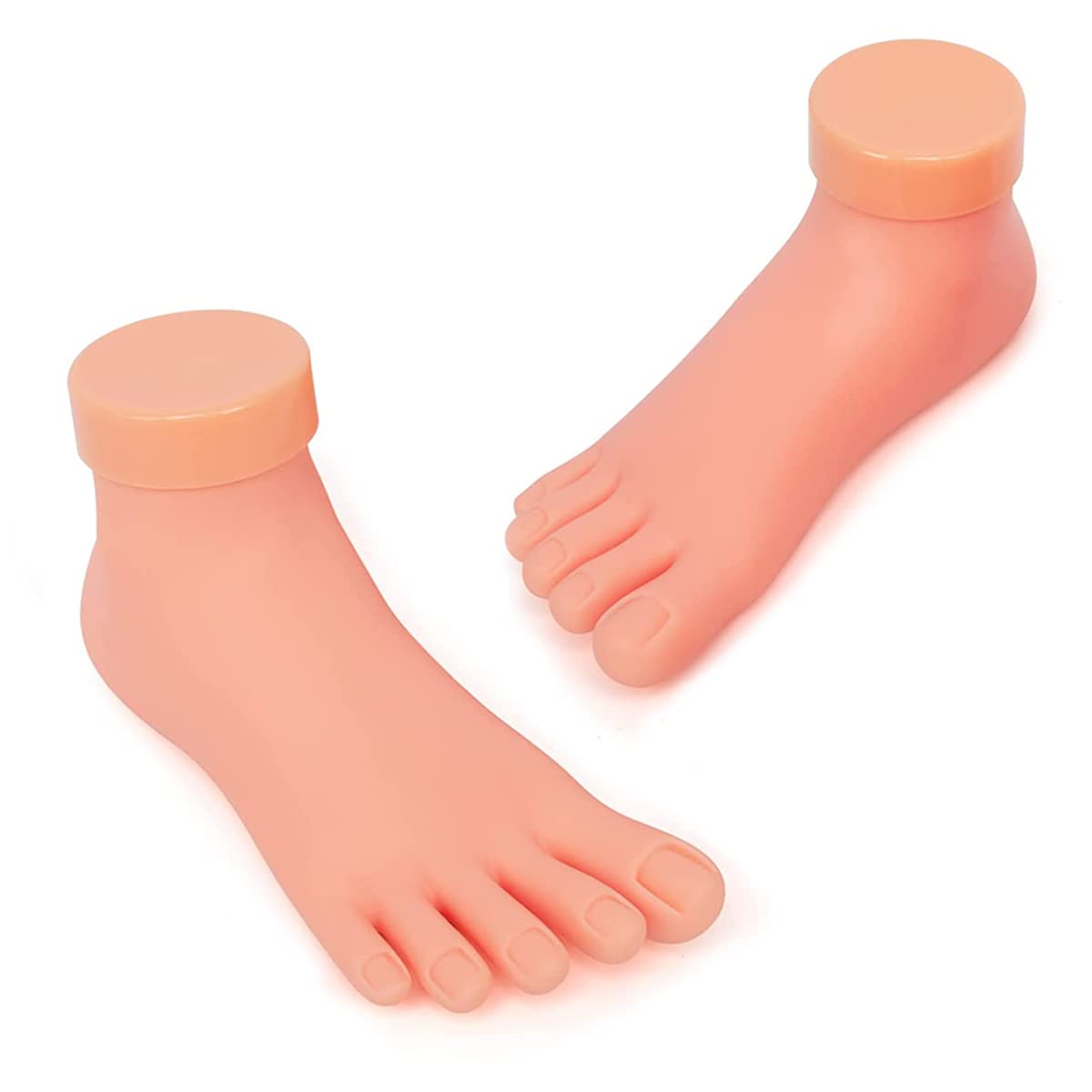 krofaue front view pair showing both feet for realistic practice