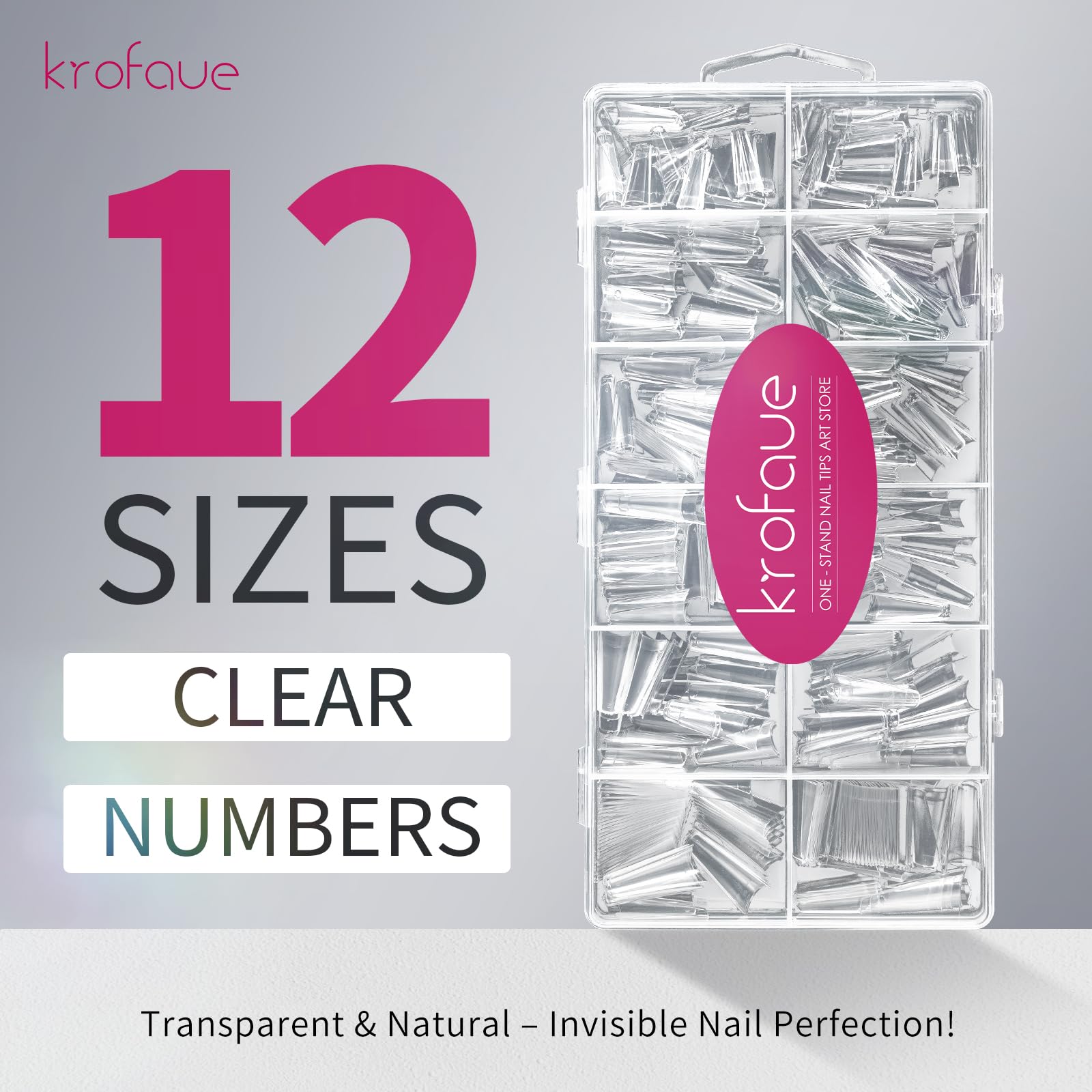 krofaue gift-wrapped box of tips suggesting great present for nail lovers