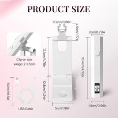 krofaue held in hand to show compact travel-friendly scale