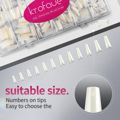 krofaue hand holding a tip demonstrating real-life scale