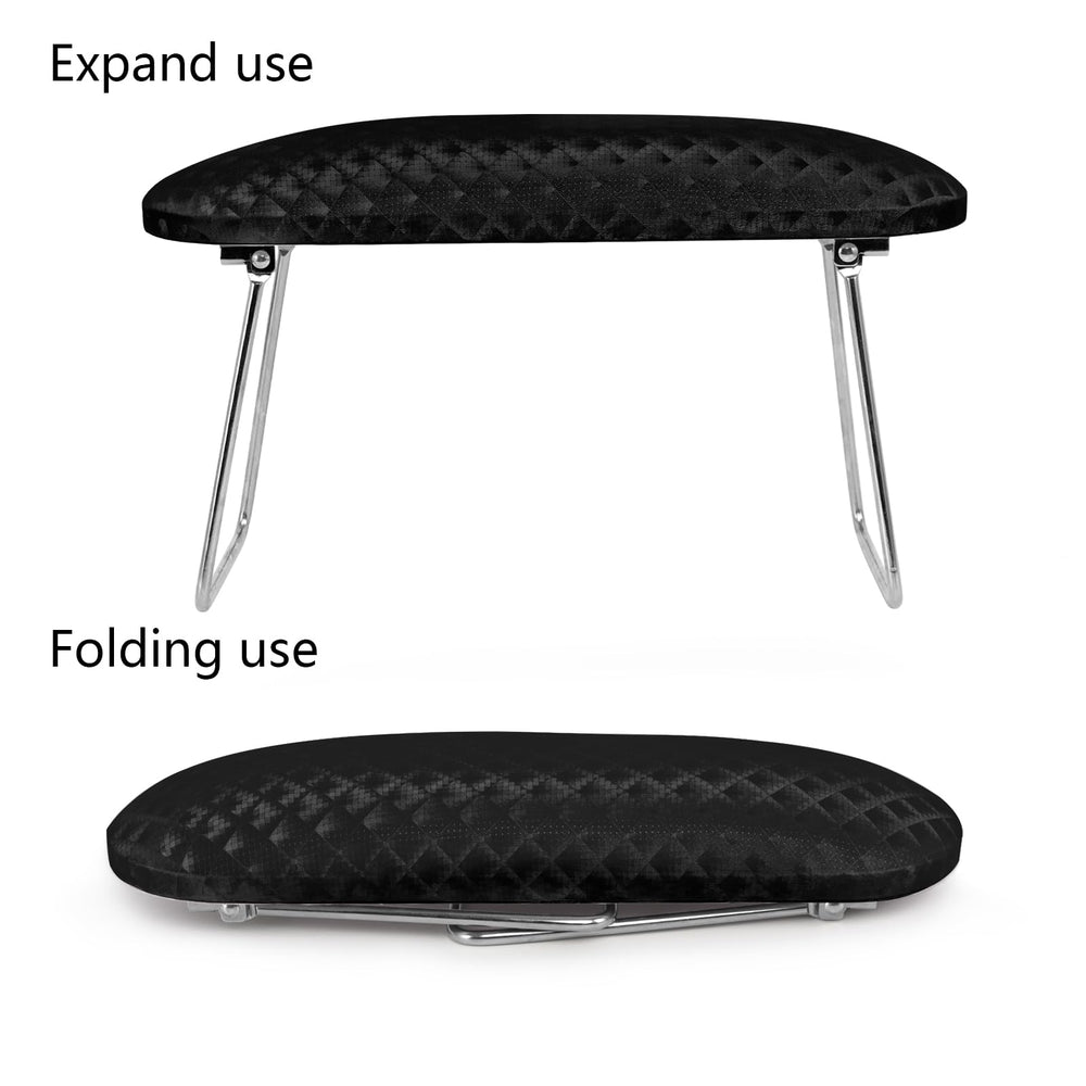 krofaue in-use on salon table demonstrating steady hand support and precision