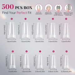krofaue finished French square nails demonstrating salon look