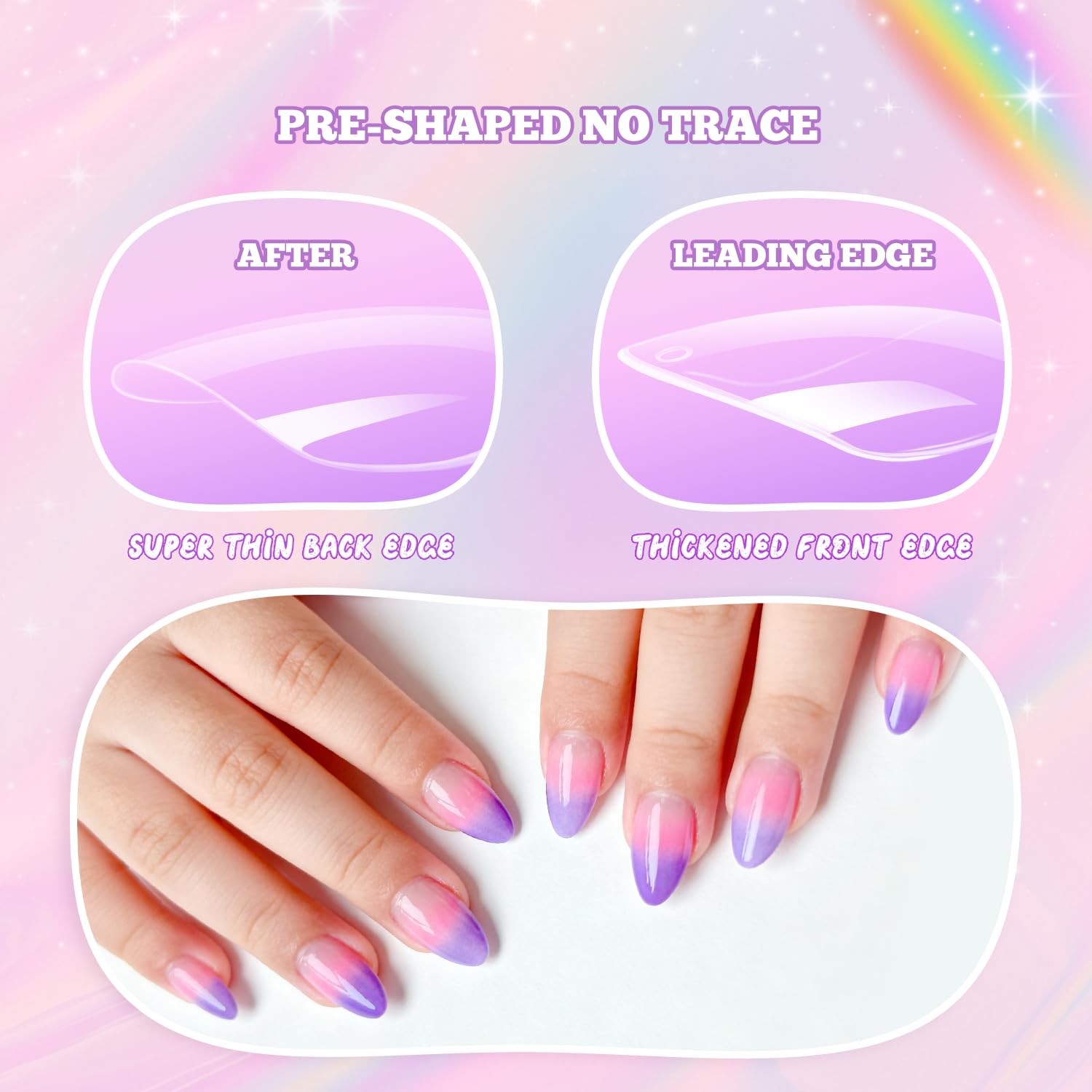 krofaue soft-gel tip bending to show flexible comfortable wear