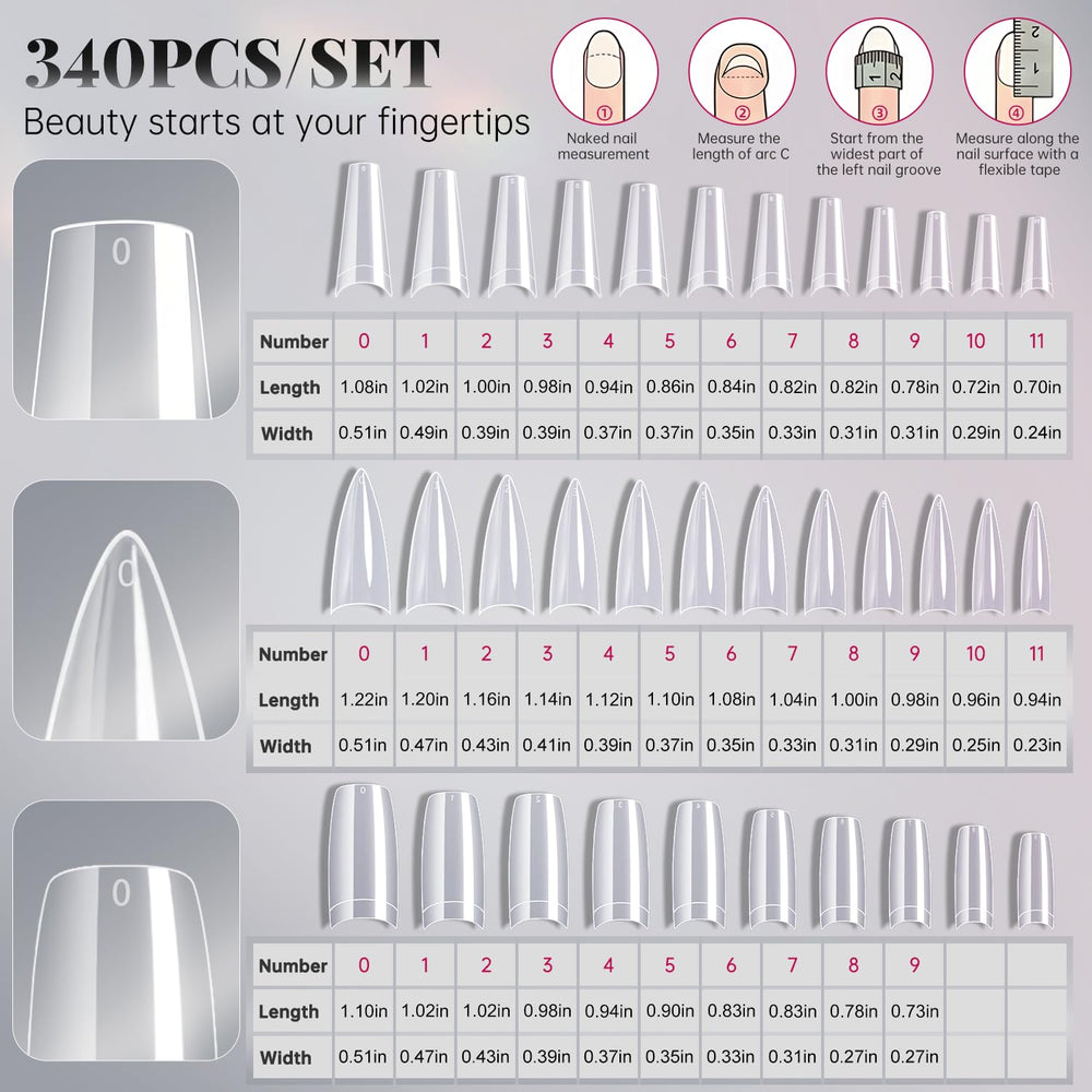 krofaue stiletto tip detail highlighting pointed silhouette for dramatic styles