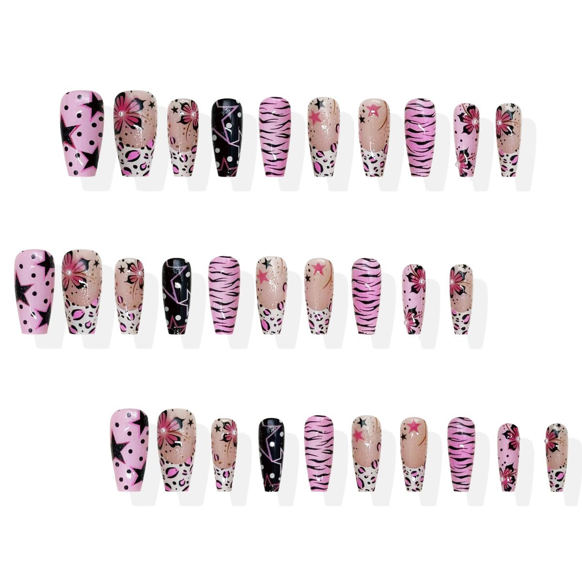 KRTBKR full 30-piece set laid out displaying pattern variety and sizing options