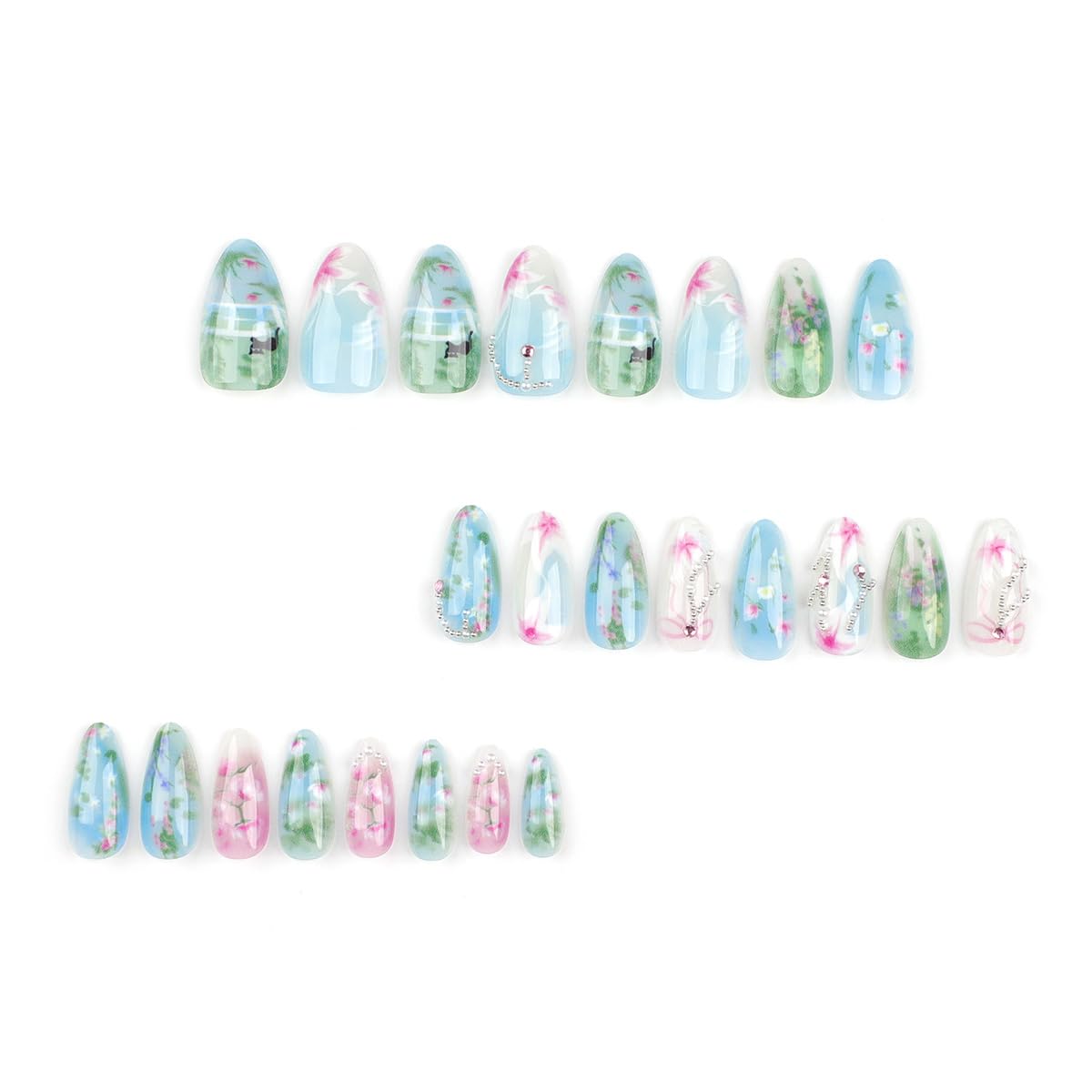 KRTBKR rhinestones and glitter detail giving nails extra sparkle and depth