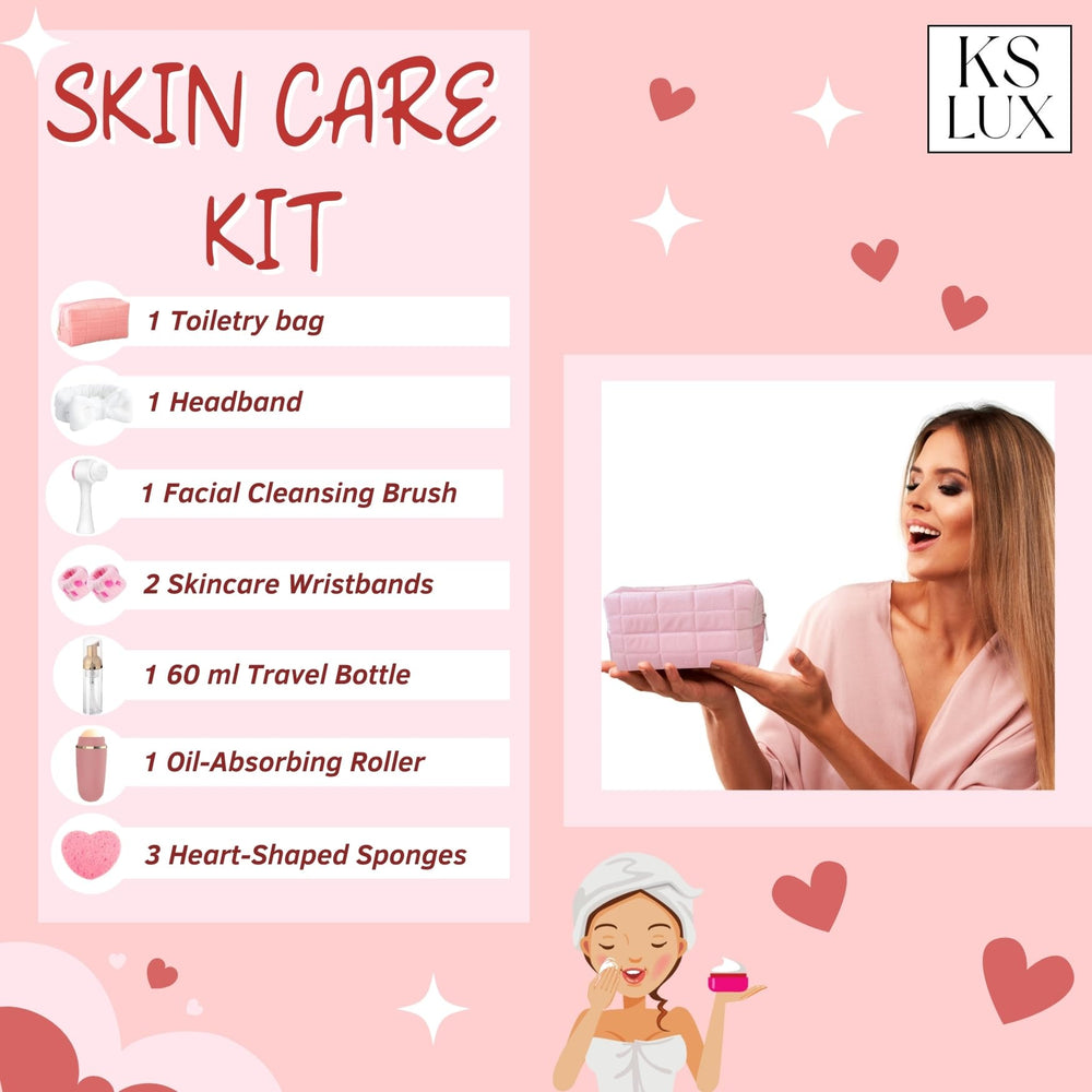KS LUX foaming bottle filled with cleanser ready for quick application
