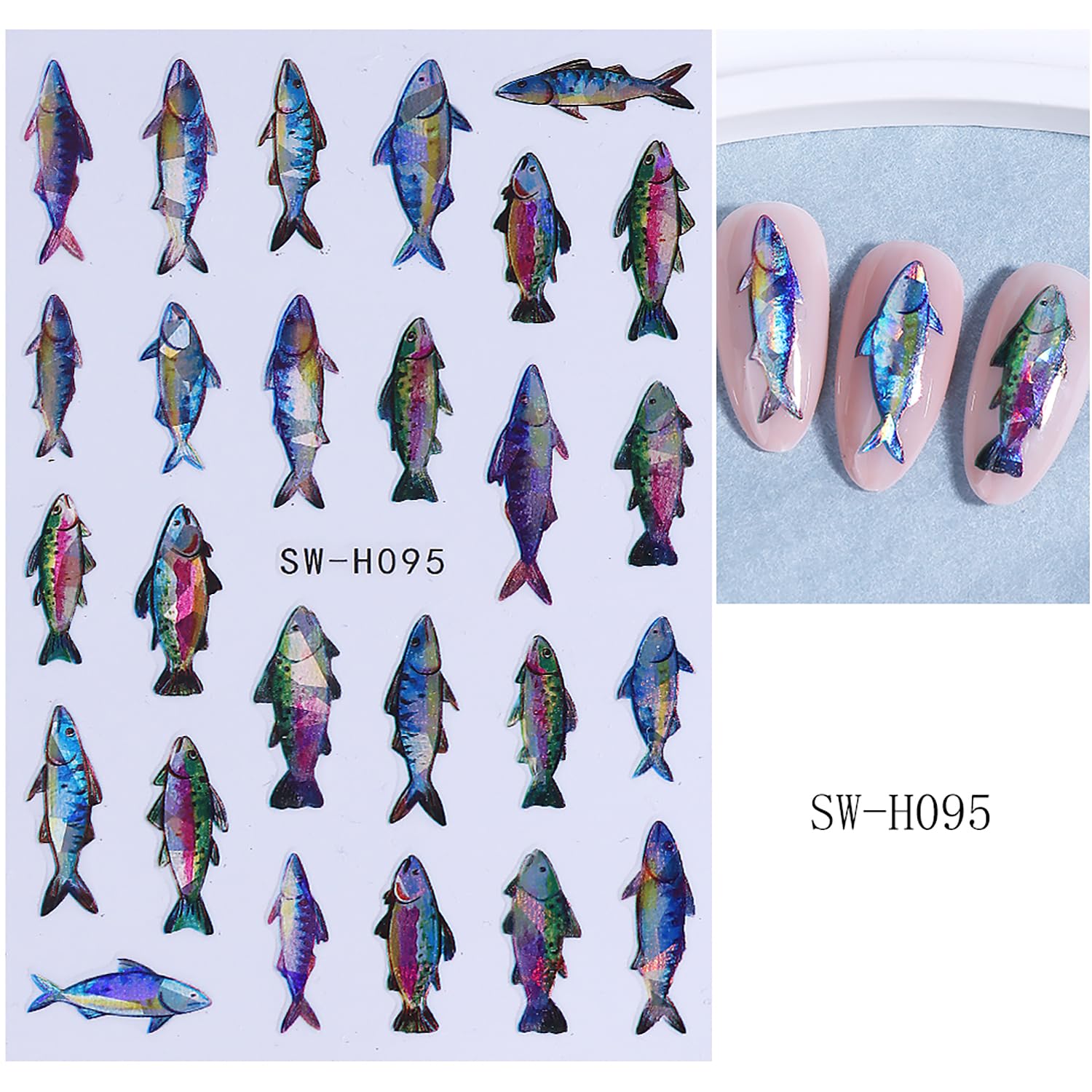 KSTBJN product label and contents laid out showing included decals and usage clarity